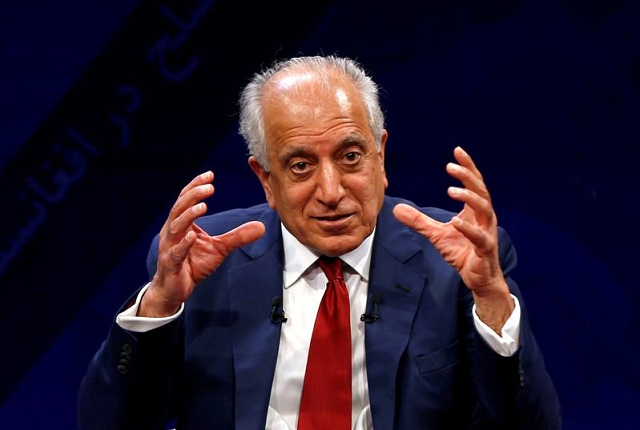 us envoy for peace in afghanistan zalmay khalilzad speaks during a debate at tolo tv channel in kabul afghanistan april 28 2019 photo reuters us envoy for peace in afghanistan zalmay khalilzad speaks during a debate at tolo tv channel in kabul afghanistan april 28 2019 photo reuters