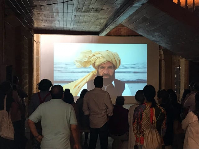 art installation depicting story of 444 killings by rao anwar 039 forcibly shut down at ferere hall photo express art installation depicting story of 444 killings by rao anwar 039 forcibly shut down at ferere hall photo express