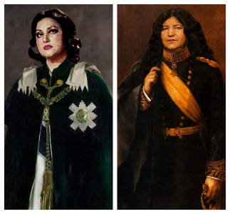 pakistani artist presents noor jehan abida and others in royal attire