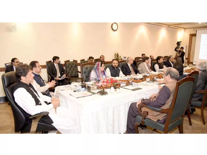 prime minister imran khan chairs a high level meeting at the cm secretariat photo nni prime minister imran khan chairs a high level meeting at the cm secretariat photo nni