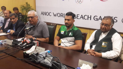 wrestler muhammad inam butt rewarded for world beach games gold wrestler muhammad inam butt rewarded for world beach games gold