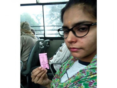 pink tickets as delhi rolls out free bus travel for women
