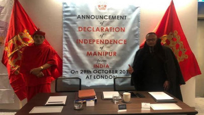 manipur leaders announce independence from india