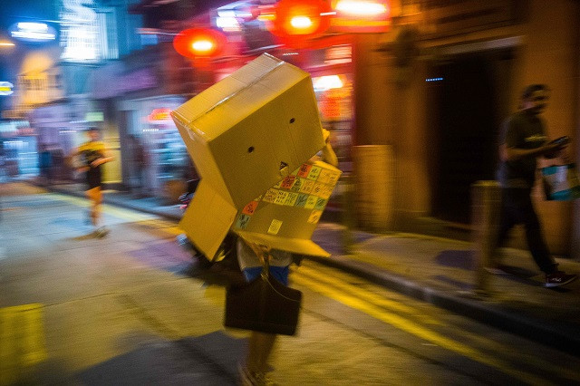 a man wearing a costume depicting a lennon wall takes part in a halloween themed run in hong kong on october 30 2019 photo reuters a man wearing a costume depicting a lennon wall takes part in a halloween themed run in hong kong on october 30 2019 photo reuters