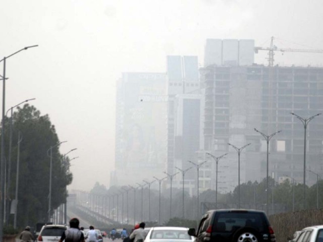 a view of smog in islamabad photo express