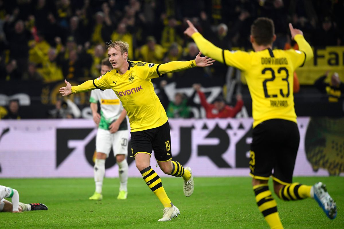 lucien favre s side welcome fourth placed wolfsburg to signal iduna park on saturday afternoon photo afp