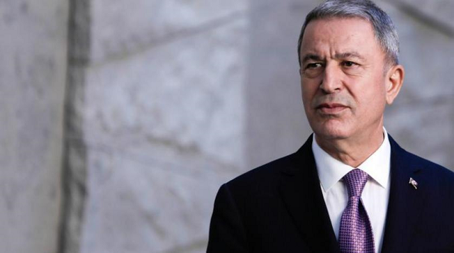 turkish defence minister hulusi akar photo afp turkish defence minister hulusi akar photo afp