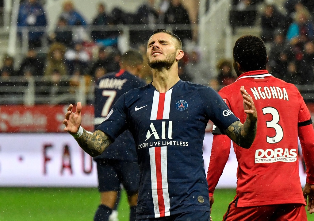 bad signs it was the third loss of the ligue 1 season for psg who could also see their lead at the top trimmed to just five points by the end of the weekend photo afp