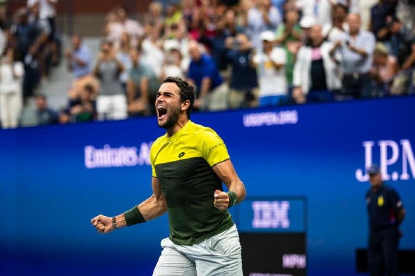 winning for someone else the other beneficiary of shapovalov s victory was world number nine berrettini who was beaten in the second round by tsonga this week but still became the first italian to reach the season ending championship since corrado barazzutti in 1978 photo afp