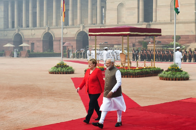 merkel became a rare foreign leader to speak out on india 039 s smog crisis after being exposed to the capital 039 s air on friday when authorities said the pollution had reached quot emergency quot levels photo afp