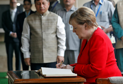 germany s merkel renews push for fta with india