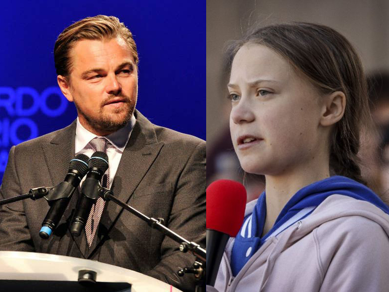 greta thunberg has become a leader of our time leonardo dicaprio