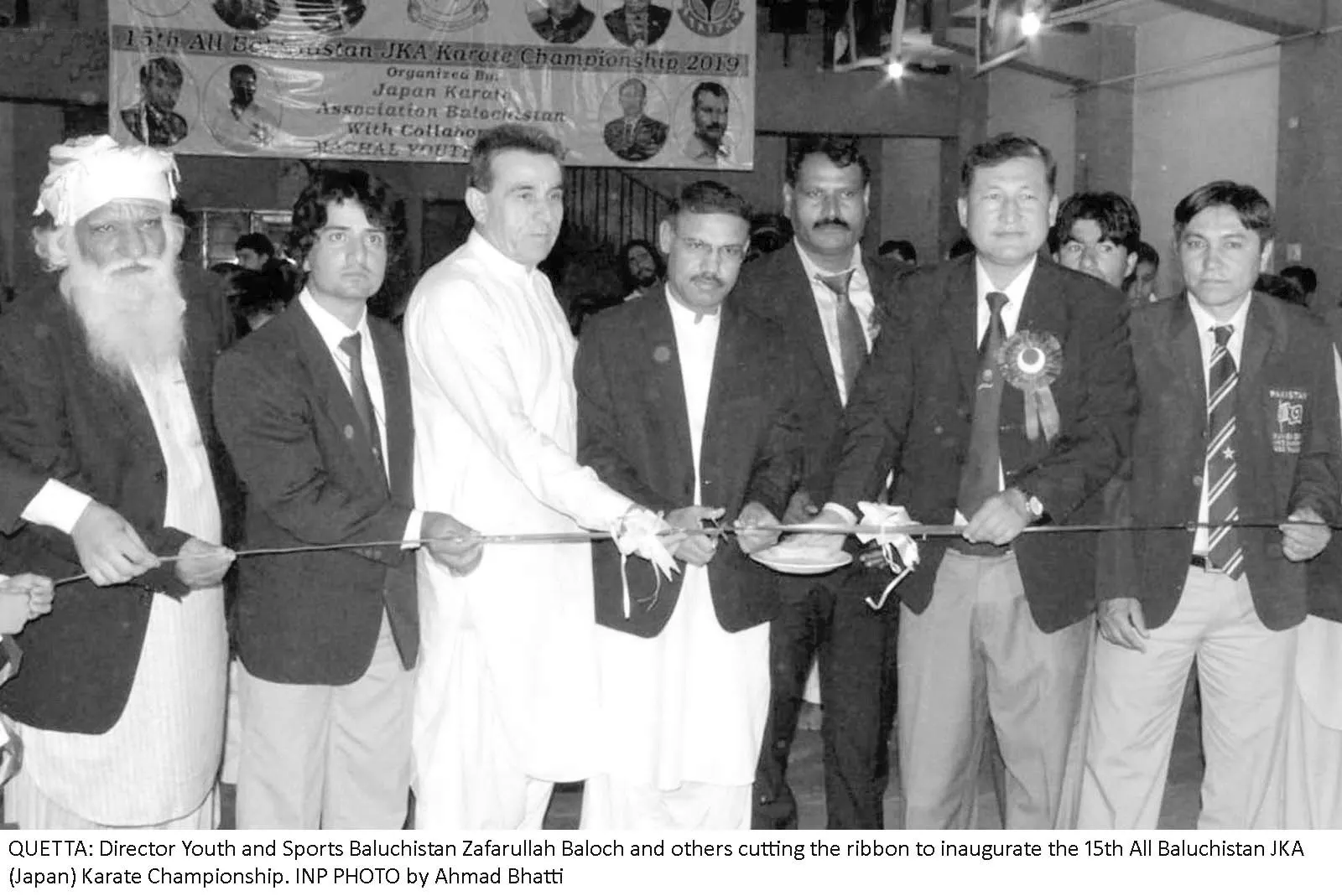 balochistan director youth and sports zafarullah baloch and others inaugurate the 15th all balochistan jka karate championship photo inp balochistan director youth and sports zafarullah baloch and others inaugurate the 15th all balochistan jka karate championship photo inp
