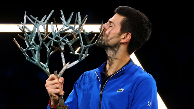 serbian sealed his fifth paris masters title but will be usurped by injured rafael nadal at the top of the rankings photo afp serbian sealed his fifth paris masters title but will be usurped by injured rafael nadal at the top of the rankings photo afp