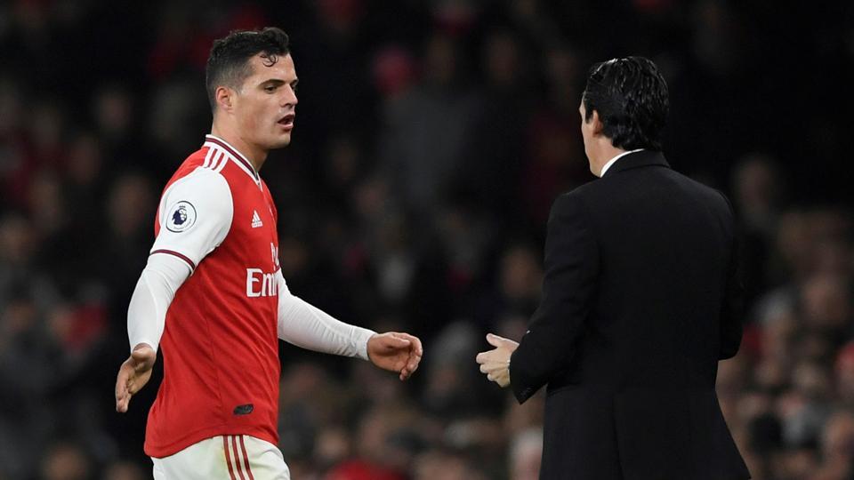 the swiss international swore and threw the captain 039 s armband to the floor after being booed as he was substituted against crystal palace 10 days ago photo afp