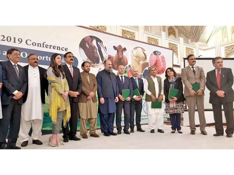 balochistan chief minister jam kamal poses for picture along with participants of livestock seminar photo express balochistan chief minister jam kamal poses for picture along with participants of livestock seminar photo express