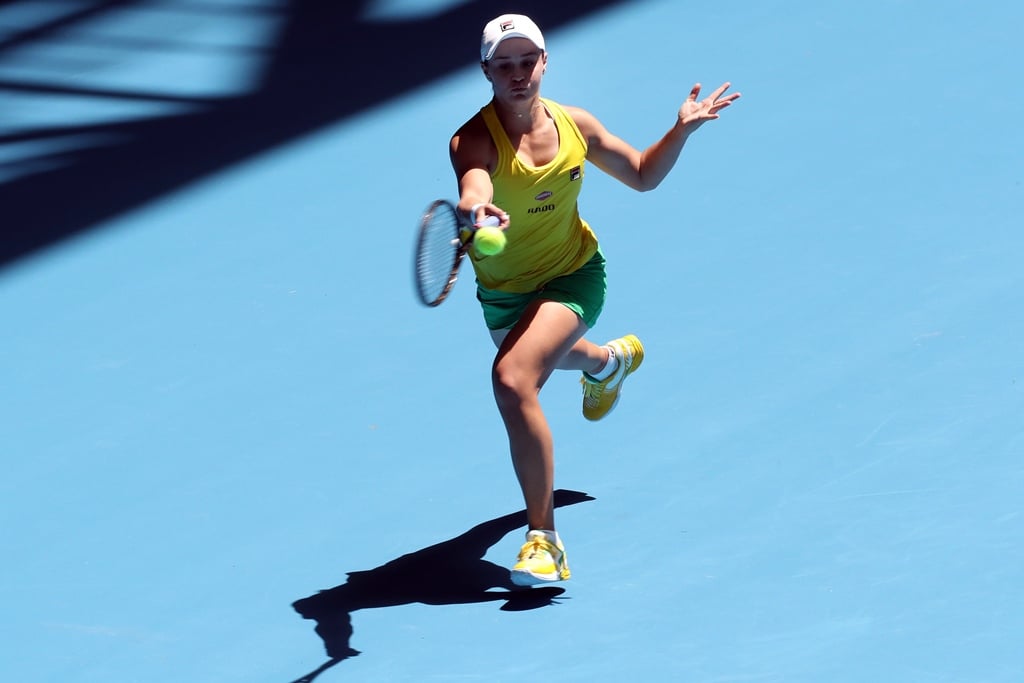 dominant performance barty kept her cool to embarrass a stunned garcia in a rare double bagel with the frenchwoman having no answers to the barty armoury photo afp