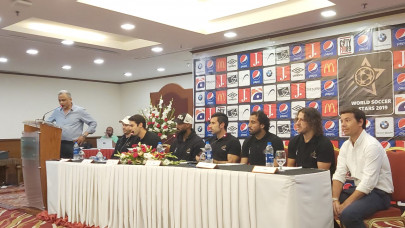 kaka figo anelka puyol hope to uplift football in pakistan kaka figo anelka puyol hope to uplift football in pakistan
