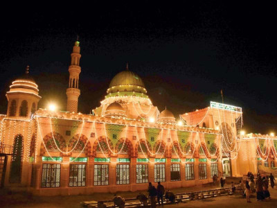 twin cities decorated for eid miladun nabi