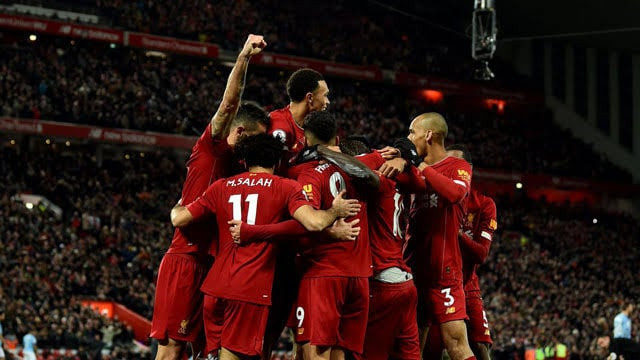 european champions open up an eight point lead at the top of the premier league table photo afp european champions open up an eight point lead at the top of the premier league table photo afp
