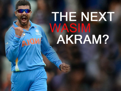 ravindra jadeja might be the next wasim akram what a joke ravindra jadeja might be the next wasim akram what a joke