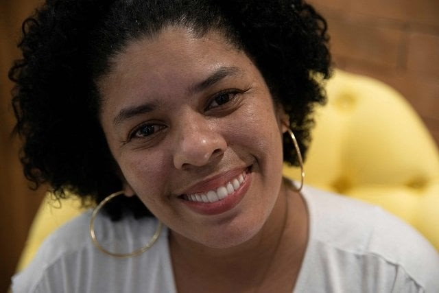 ana claudia 37 smiles as she poses for pictures during an interview photo afp ana claudia 37 smiles as she poses for pictures during an interview photo afp