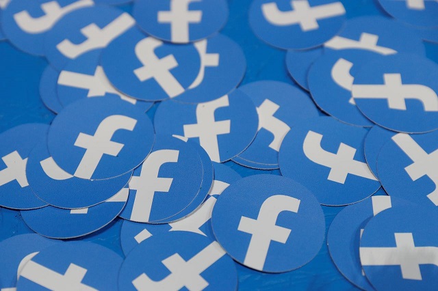 stickers bearing the facebook logo are pictured at facebook 039 s f8 developers conference in san jose california us april 30 2019 photo reuters