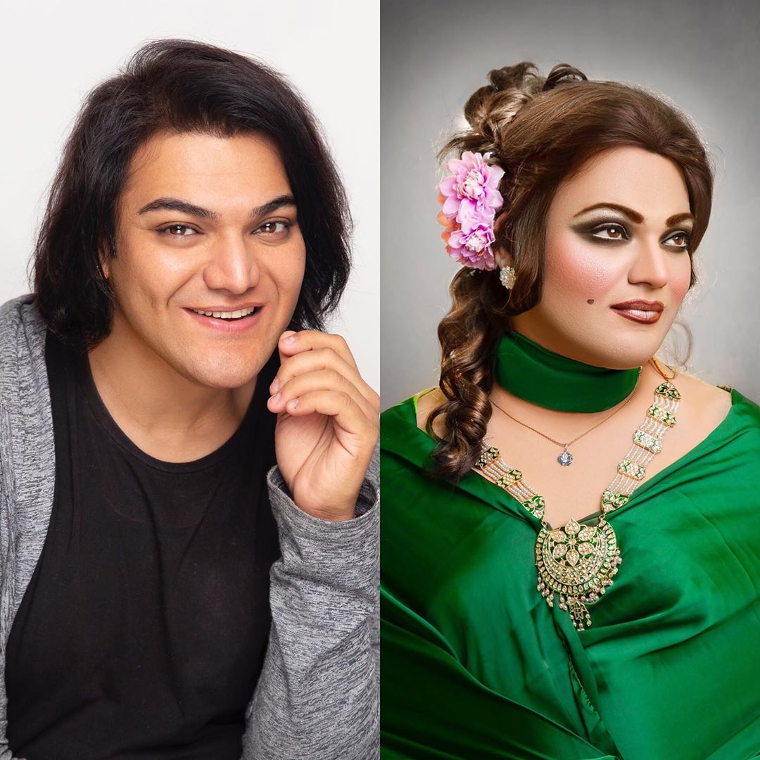 a creative tribute to noor jehan by pakistani makeup artist shoaib khan