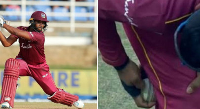watch pooran commits ball tampering offence watch pooran commits ball tampering offence
