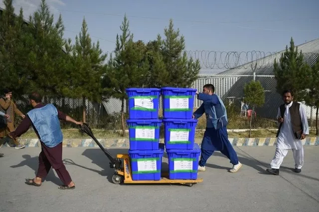 ballot boxes from afghanistan 039 s presidential election in september which saw a record low turnout photo afp file ballot boxes from afghanistan 039 s presidential election in september which saw a record low turnout photo afp file