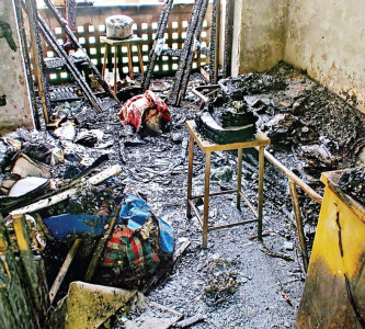 fire security fire destroys varsity hostel room