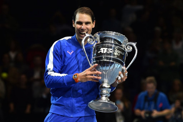 this if not that nadal s hopes of winning the atp finals title for the first time was over for another year but matching federer and djokovic 039 s five year end top spots was consolation photo afp this if not that nadal s hopes of winning the atp finals title for the first time was over for another year but matching federer and djokovic 039 s five year end top spots was consolation photo afp