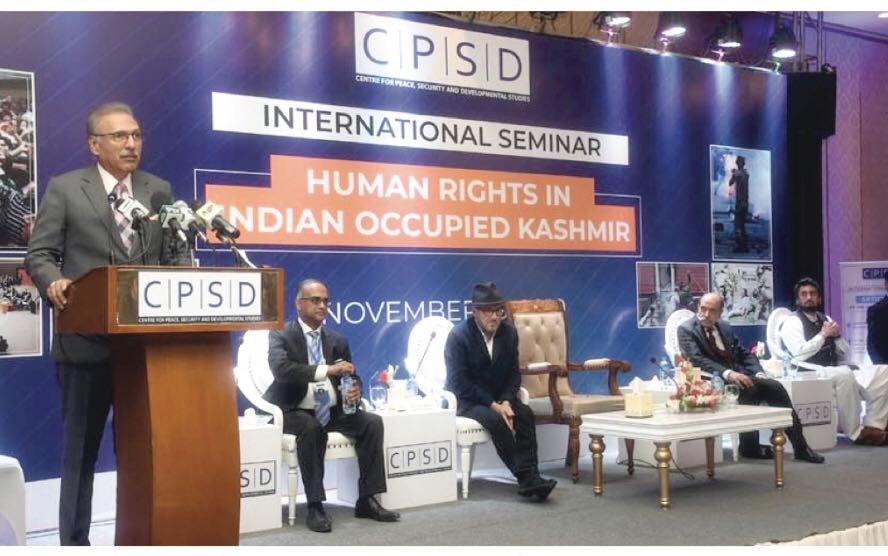 speakers at the international seminar on human rights in iok photo app