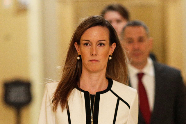 jennifer williams special adviser for europe and russia in the office of us vice president mike pence arrives on capitol hill for a closed door hearing in washington us november 7 2019 photo reuters jennifer williams special adviser for europe and russia in the office of us vice president mike pence arrives on capitol hill for a closed door hearing in washington us november 7 2019 photo reuters