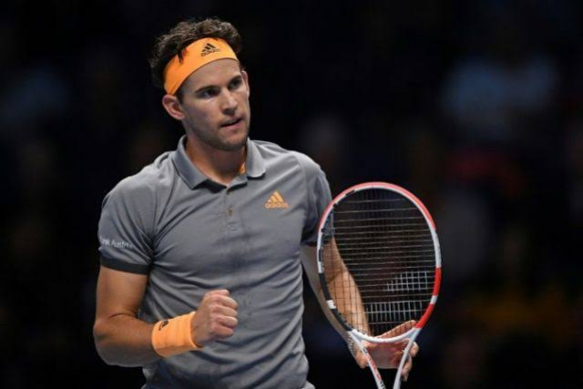 austrian fifth seed saw off the big serving german 7 5 6 3 after greece 039 s tsitsipas beat federer 6 3 6 4 photo afp austrian fifth seed saw off the big serving german 7 5 6 3 after greece 039 s tsitsipas beat federer 6 3 6 4 photo afp