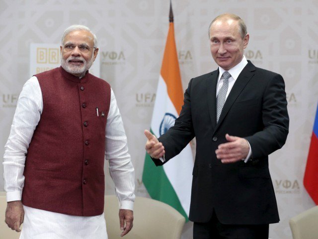 russian president vladimir putin and indian prime minister narendra modi photo afp