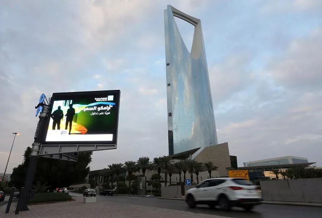 a billboard display an advert for saudi aramco in the streets in riyadh saudi arabia november 15 2019 picture taken november 15 2019 photo reuters a billboard display an advert for saudi aramco in the streets in riyadh saudi arabia november 15 2019 picture taken november 15 2019 photo reuters