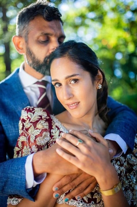 i scooped my hair into a ponytail and married the love of my life mira sethi