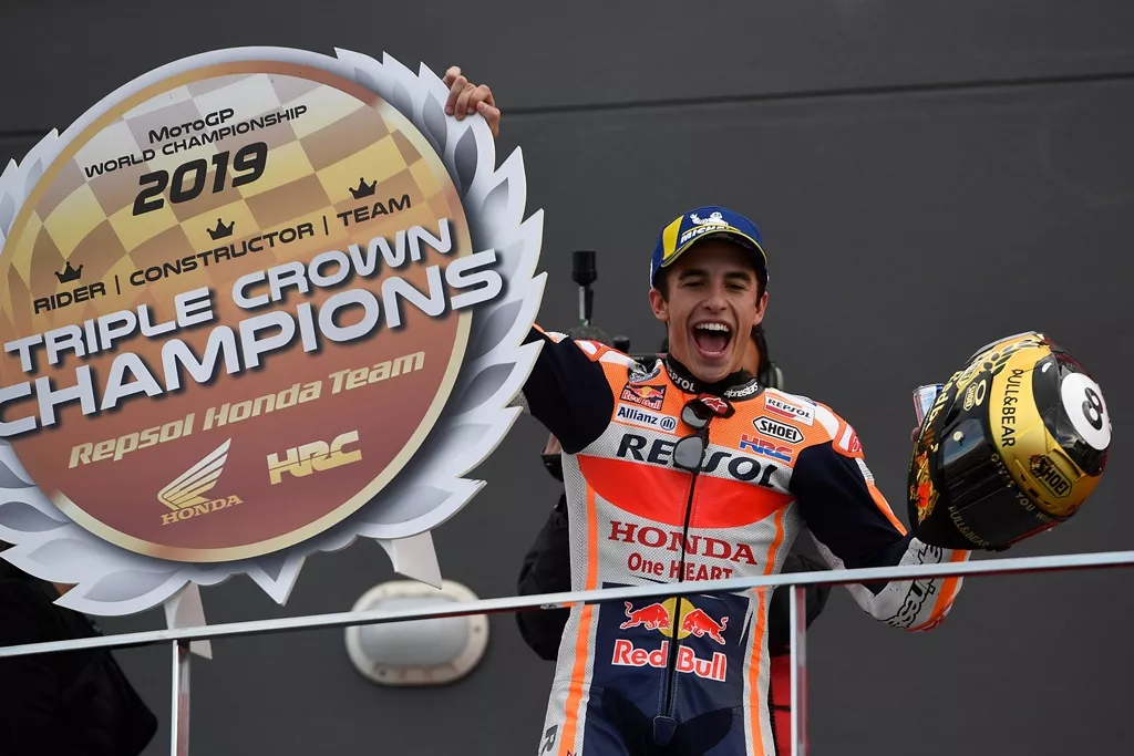 close call marquez who secured his sixth premier category title last month finished over a second clear of pole sitter quartararo photo afp close call marquez who secured his sixth premier category title last month finished over a second clear of pole sitter quartararo photo afp