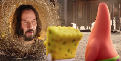 keanu reeves will play a tumbleweed in upcoming spongebob squarepants film keanu reeves will play a tumbleweed in upcoming spongebob squarepants film