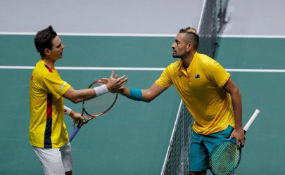 kyrgios insists australia can win davis cup after opening victory