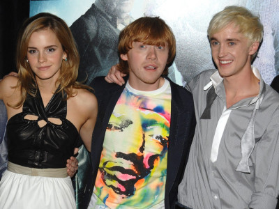i saw sparks between emma watson and tom felton during harry potter rupert grint i saw sparks between emma watson and tom felton during harry potter rupert grint