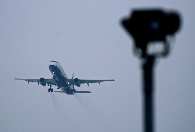 the airline industry estimates it accounts for 2 3 percent of global co2 emissions photo afp