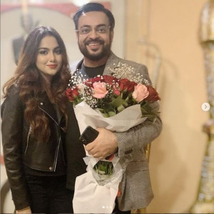 aamir liaquat posts heartfelt note for wife on first wedding anniversary aamir liaquat posts heartfelt note for wife on first wedding anniversary
