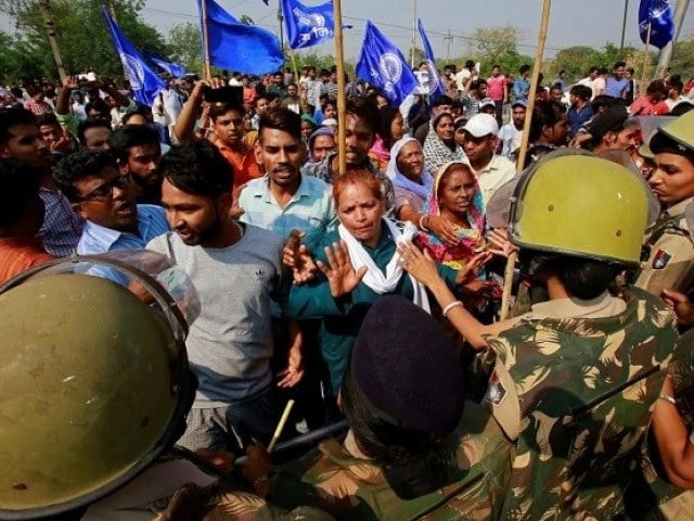 discrimination has become a political issue in the run up to a national election that must be held before may 2019 india 039 s ruling right wing bharatiya janata party bjp has accused opposition parties of orchestrating the protests photo afp discrimination has become a political issue in the run up to a national election that must be held before may 2019 india 039 s ruling right wing bharatiya janata party bjp has accused opposition parties of orchestrating the protests photo afp