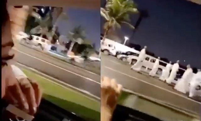 viral footage shows beautician cat calling men on a street in jeddah photo courtesy stepfeed