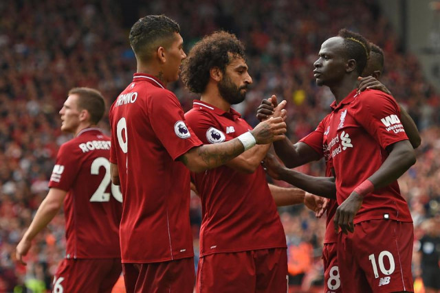 dominant force liverpool are unbeaten in the league this season and hold an eight point lead at the top after a 3 1 win over champions manchester city in their last game photo afp dominant force liverpool are unbeaten in the league this season and hold an eight point lead at the top after a 3 1 win over champions manchester city in their last game photo afp