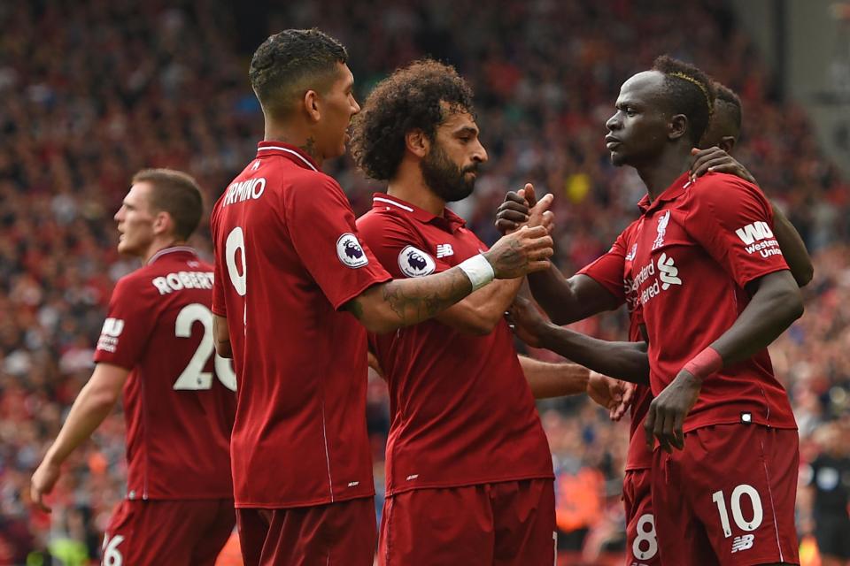 dominant force liverpool are unbeaten in the league this season and hold an eight point lead at the top after a 3 1 win over champions manchester city in their last game photo afp