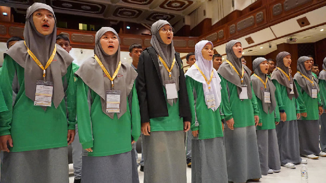 muslim choir photo afp