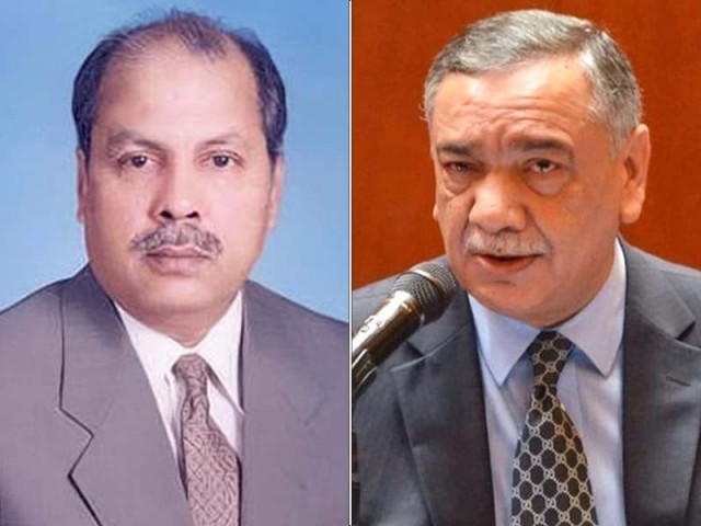 justice gulzar ahmed left and chief justice of pakistan asif saeed khosa photo file justice gulzar ahmed left and chief justice of pakistan asif saeed khosa photo file